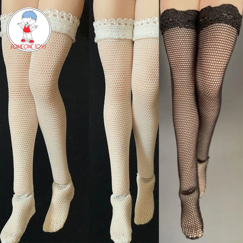 Масштаб 1/12 женские фигурки аксессуары кружевные колготки в сеточку носки одежда