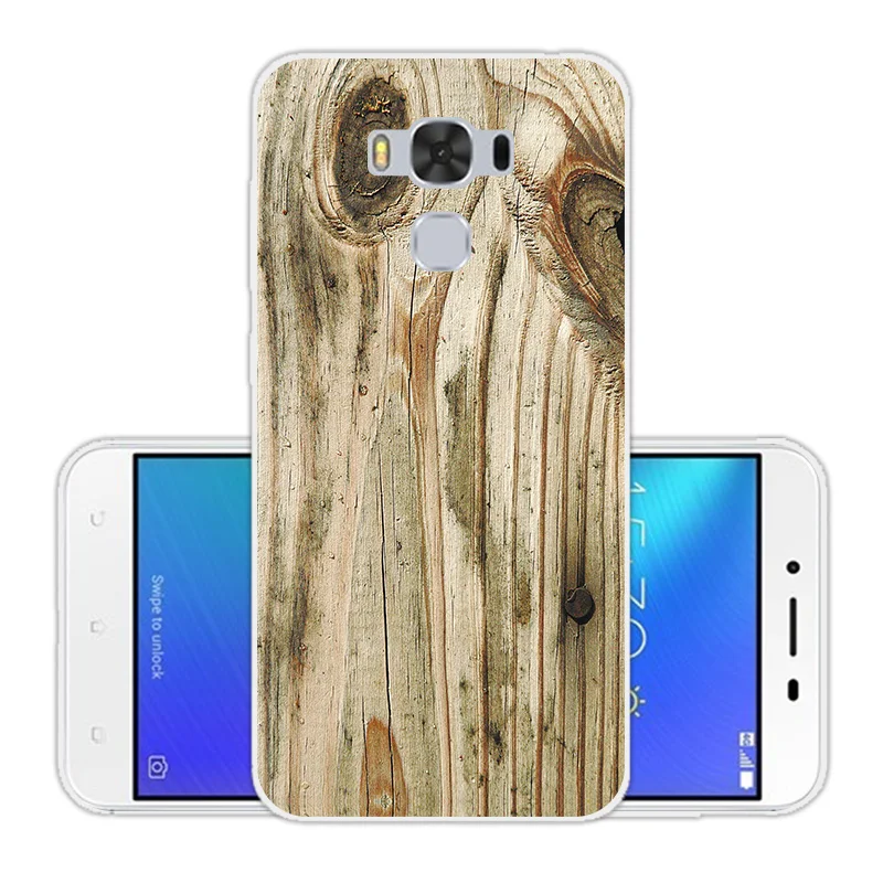Чехол для Asus Zenfone 3 Max ZC553KL Landscape Case 5 дюймов прозрачный силиконовый мягкий ТПУ