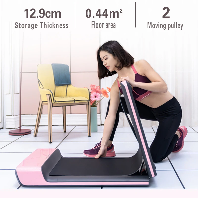 Xiaomi Ограниченная серия Xiaomi Walkingpad P1 умная розовая прогулочная машина домашняя Складная мини Бесшумная прогулочная машина фитнес-беговая дорожка