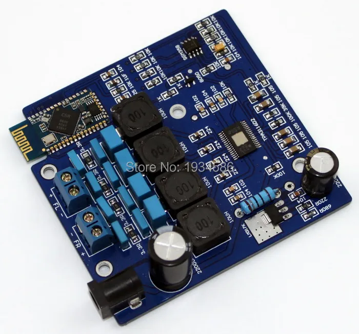 Цифровой усилитель Bluetooth TPA3116 TPA3116D2 50Wx2 3A CSR4.0 аудио Hi-Fi сабвуфер класса D Verst Board |