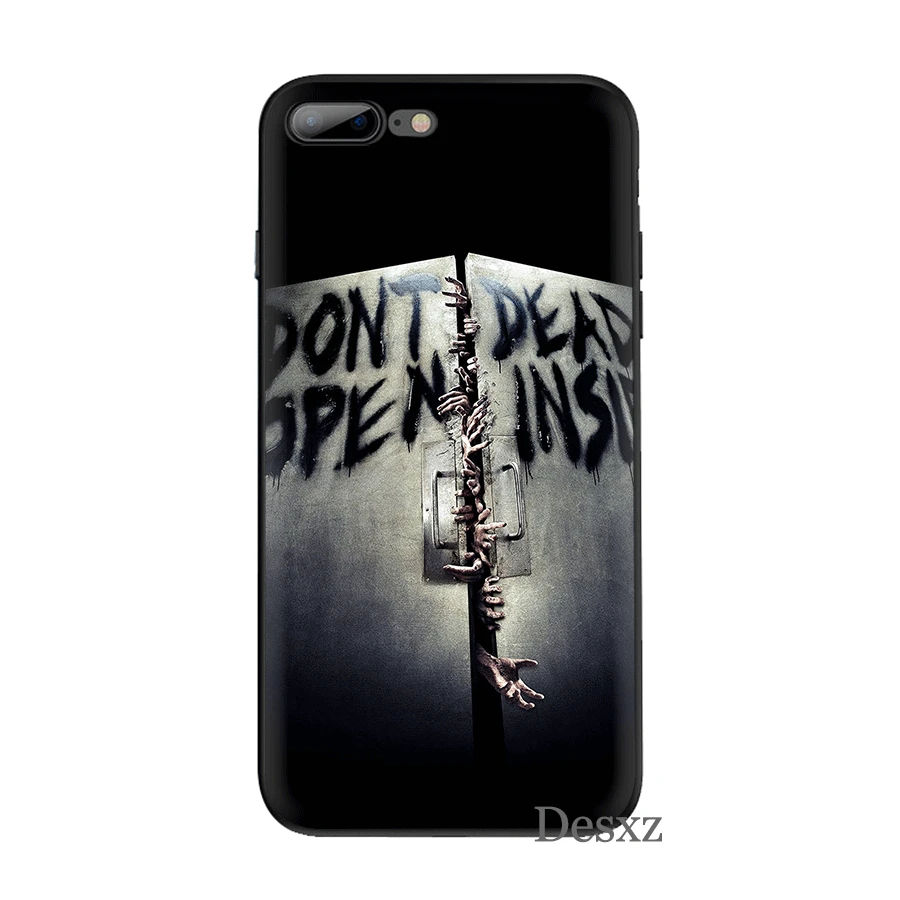 Силиконовый ТПУ чехол для телефона Walking Dead iPhone 11 Pro X XS Max XR 6 6s 7 8 Plus 5 5s SE защитный |
