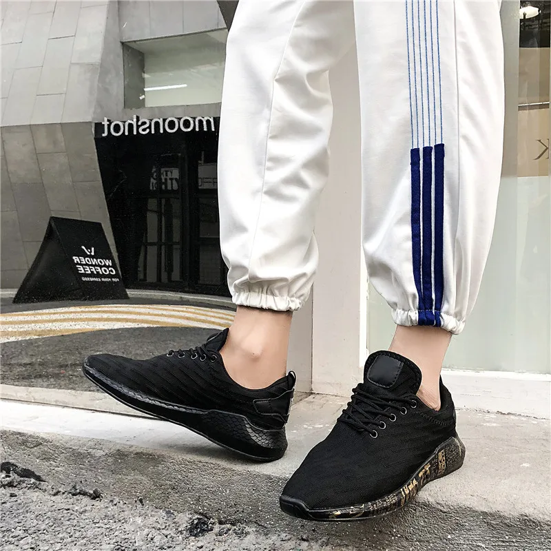 Men Casual Shoes Sneakers Brand Male Flats Breathable Mesh Slip On High Quality Loafers Spring Autumn Fashion | Обувь