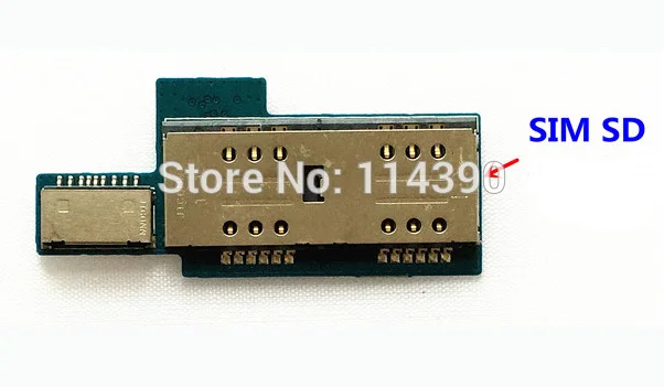 Оригинальный Micro SD SIM устройство для чтения карт памяти лоток держатель Слот цепи