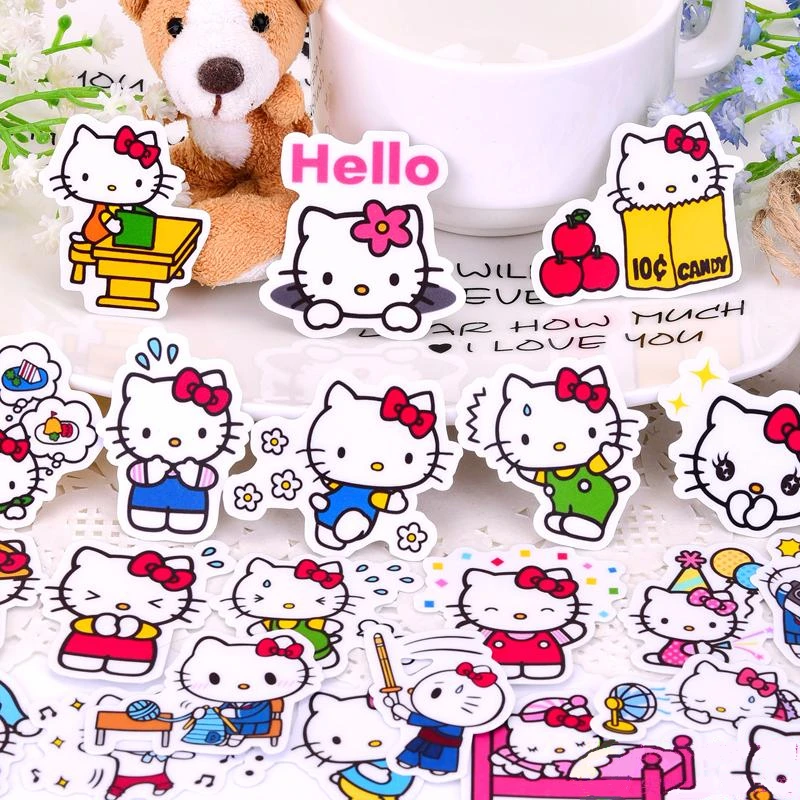 40 шт. милые наклейки kawaii s для планировщиков/DIY скрапбукинга/Водонепроницаемые