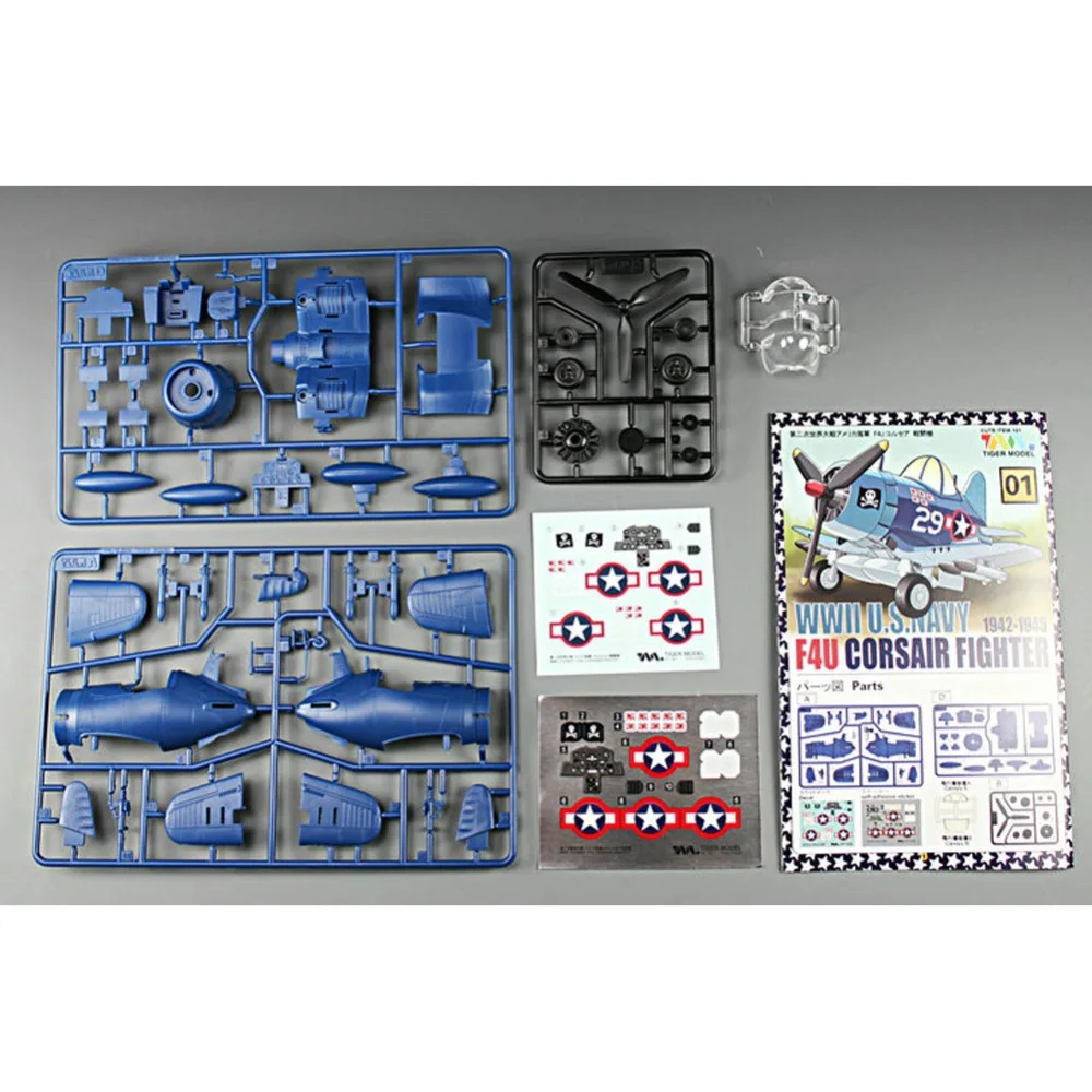 Модель OHS Tiger 101 Q Versin F4U Corsair Fighter WWII модель ВВС США строительные комплекты|model building