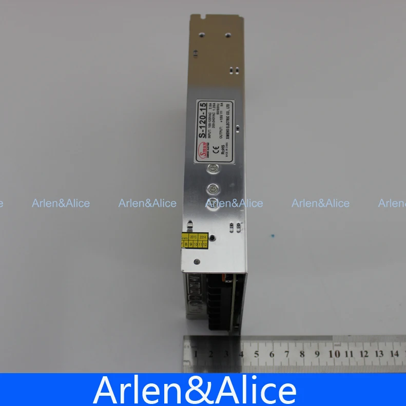 Импульсный источник питания с одним выходом для светодиодной ленты 120 Вт 15