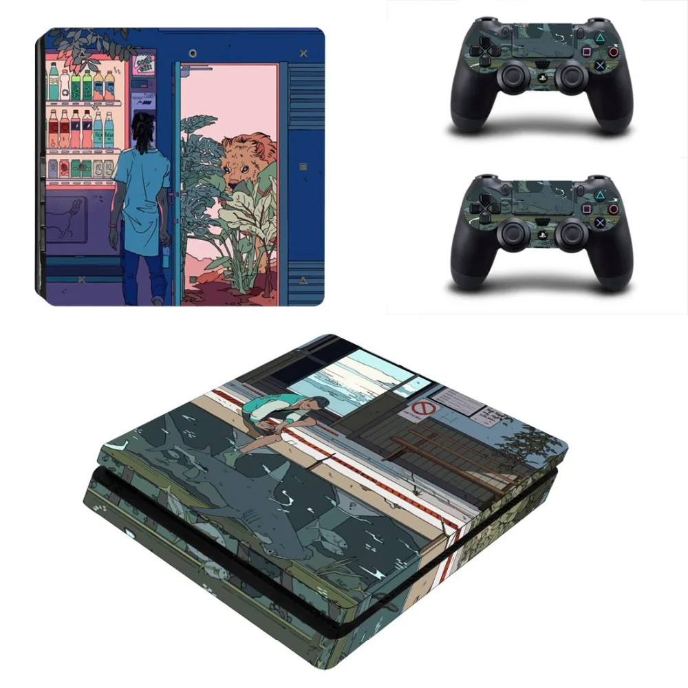 Пользовательские Дизайн Дональд Трамп PS4 тонкий стикер кожи для Sony PlayStation 4