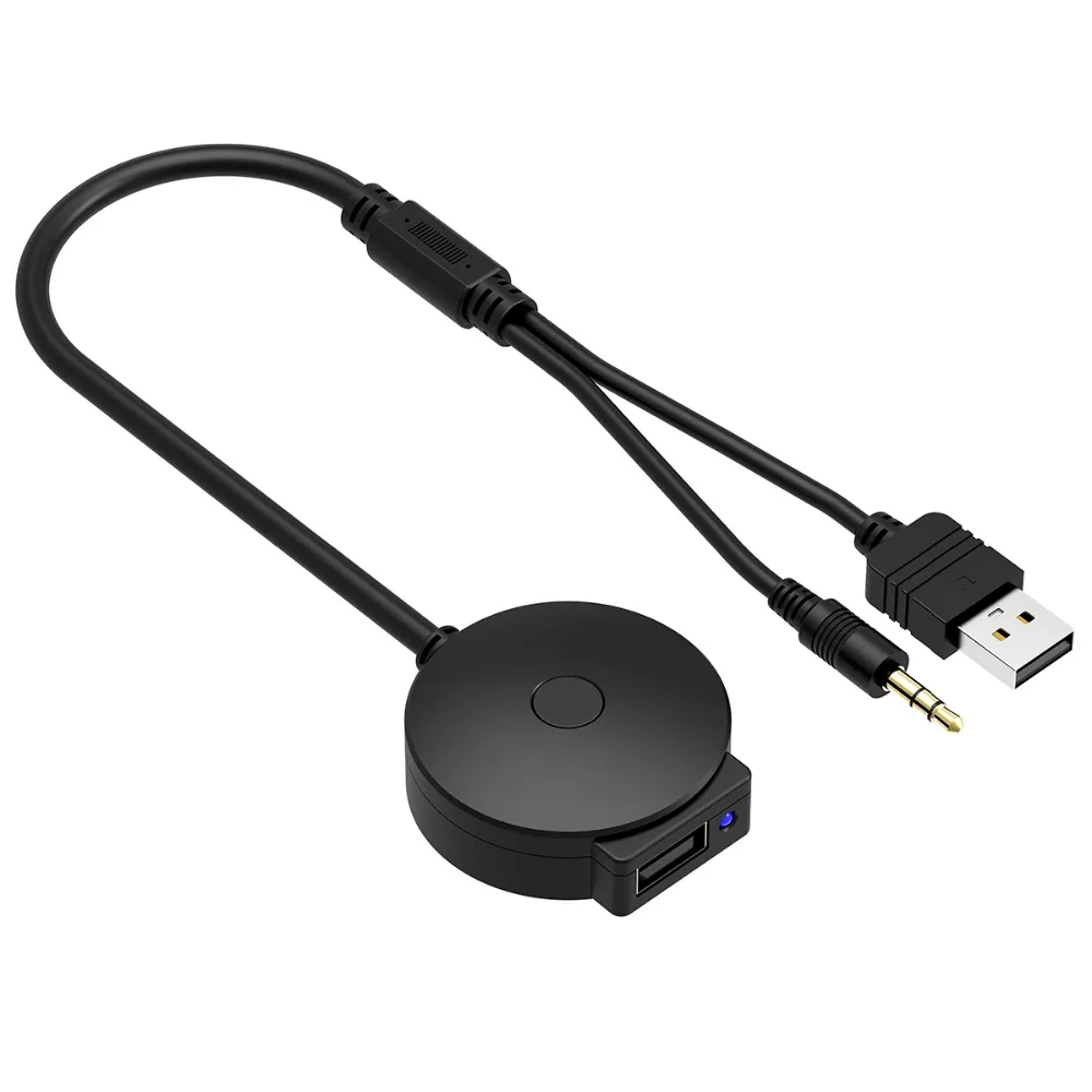 USB и 3 5 мм AUX к Bluetooth аудио Aux гнездовой адаптер для автомобиля BMW Mini Cooper серии 1 2 6 7 X1