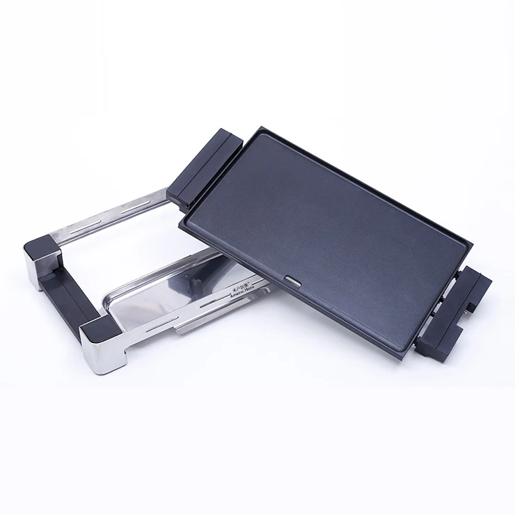 household electric grill multi function non slip barbecue tray commercial electric oven smokeless barbecue pan free global shipping