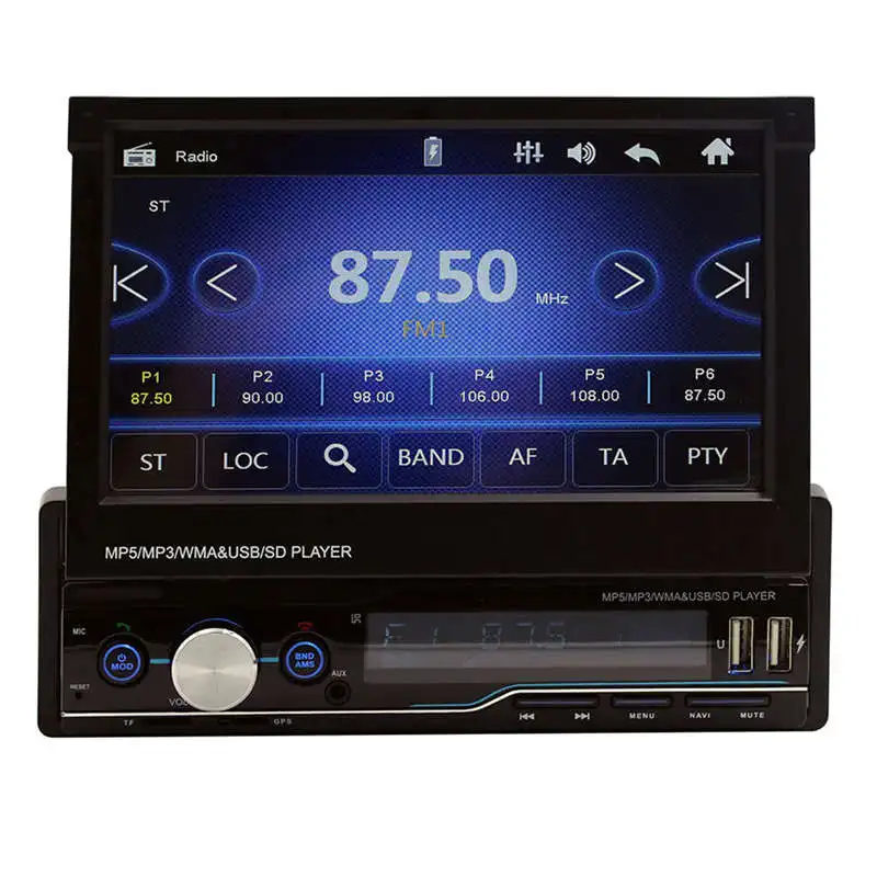 T100G 7 дюймов стерео Mp5 плеер Вождение рекордер навигатор Gps Rds Fm Am радио Bluetooth 4,0 Usb Aux головное устройство лучше Blueto