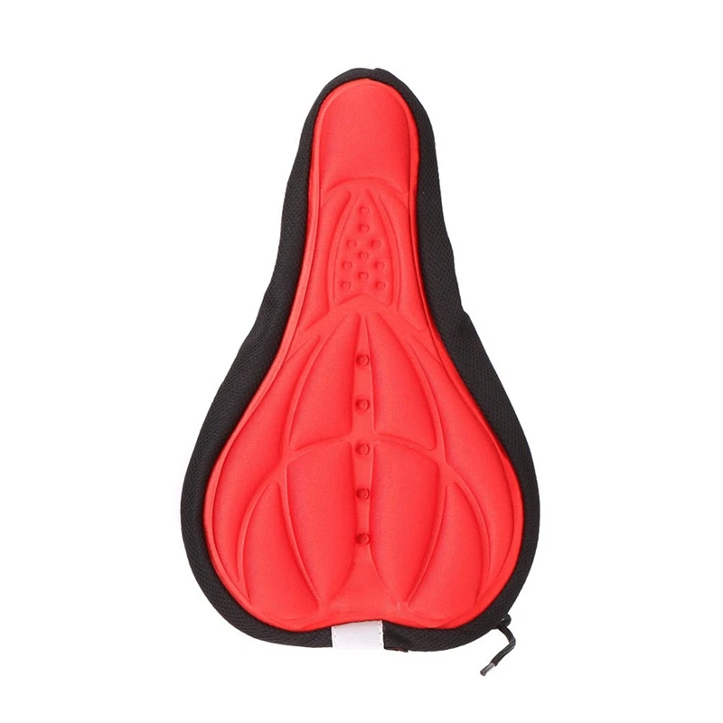 Cycling Cover Saddle by MTB Bicycle Bike Seat Comfortable pillow 3D Respirable Soft Pillow Blue | Спорт и развлечения