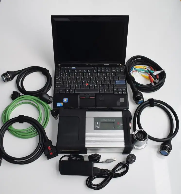 Супер MB Star C5 SD Подключение к ноутбуку x201 i7 диагностический ноутбук с mb star c5