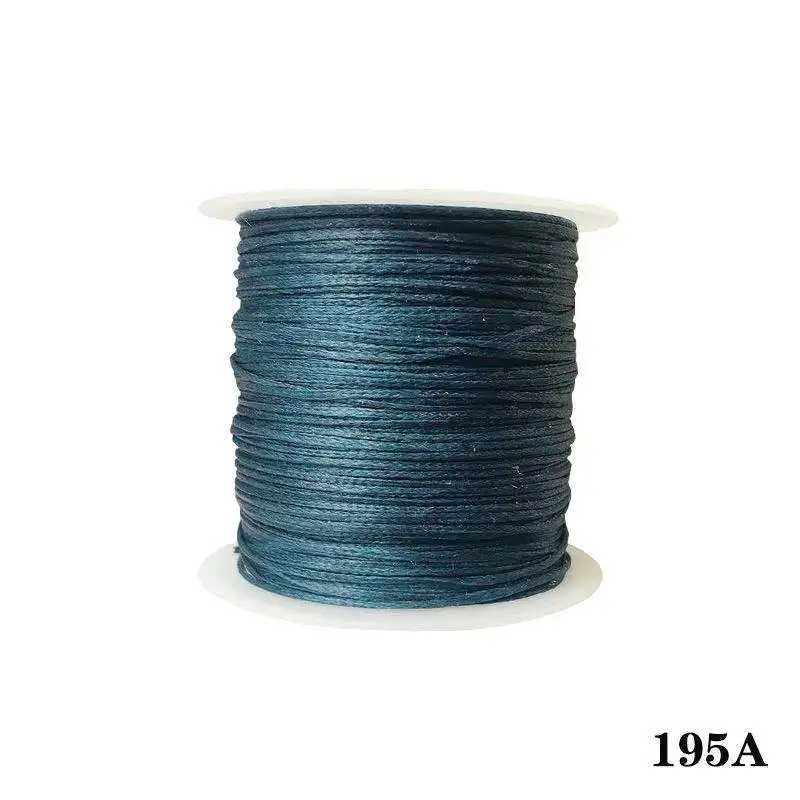15 150D wax thread 50 meters Leather decorative sewing thread DIY Handmade Flat Wax Line Silicon wax wire Leather splicing - Цвет: 15