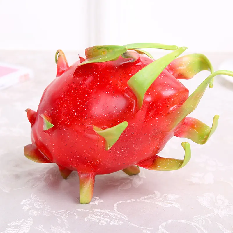 pitaya yumai Юмай Дракон Фрукты Ананас Пластиковые Большой Размер Искусственные Фрукты Тропические Искусственные Фрукты Фотография Сцена Главная Украшение Стола - Цвет: pitaya