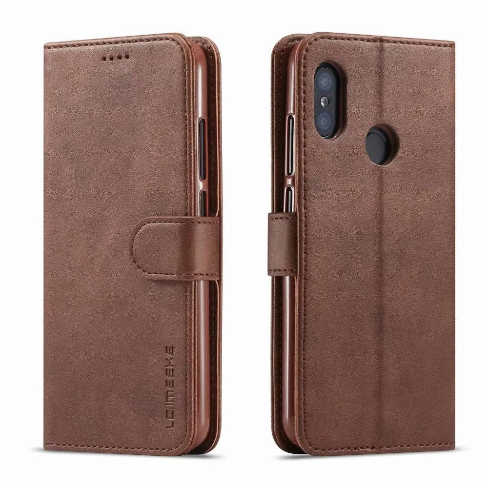 Бумажник Note6 ретро кожаный чехол книжка для Xiaomi Redmi Note 6 Pro Mi 6X A2 6A 6Pro Redmi6 фоторамка