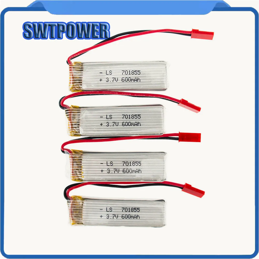 4Pcs Lipo battery 3.7V 600mah and charger for UDI u817 u817a u817c u818a syma s032 rc Quadcopter Airplane drone Part wholesale | Игрушки и