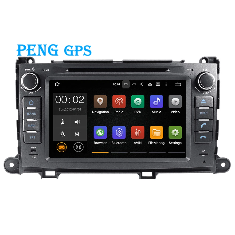 Автомобильный DVD плеер с GPS навигацией для Toyota Sienna 2010 2015 автомобильное аудио