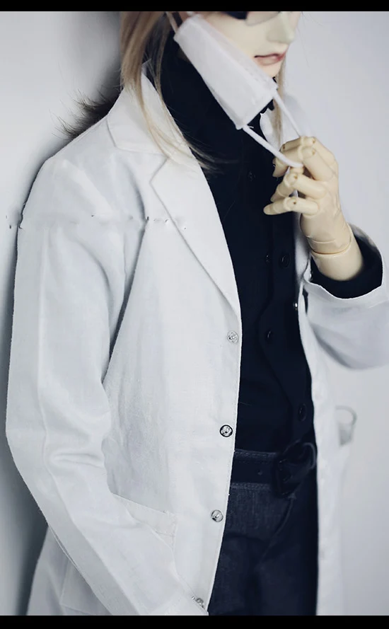 BJD Doll White Doctor Overall Coat for 1/4 MSD 1/3 SD13 SD17 Uncle Clothes Customized CMB5 | Игрушки и хобби
