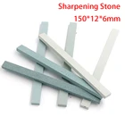 1 шт. 150x12x6MM Ножи точилка для ножей, точильный камень зеленый карбид кремния шлифовальные масла польский для шлифовки нефрита Керамика зернистый водяной камень