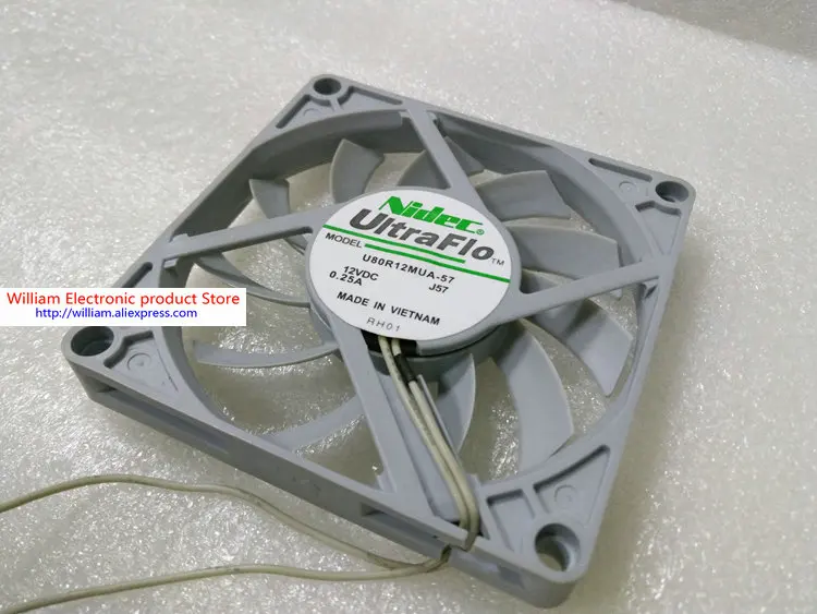 Новый оригинальный гидравлический охлаждающий вентилятор NIDEC U80R12MUA-57 12 в 0 25 а