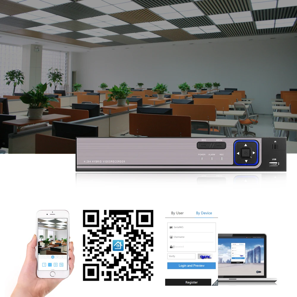 XMeye H.265 4CH 8 канальный 5MP Гибридный коаксиальный wifi 6 в 1 XVI TVI CVI NVR AHD CCTV DVR видео рекордер