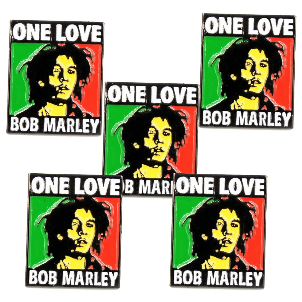 5 шт. значок на лацкан с надписью One Love 2 5X2 см|Броши| |