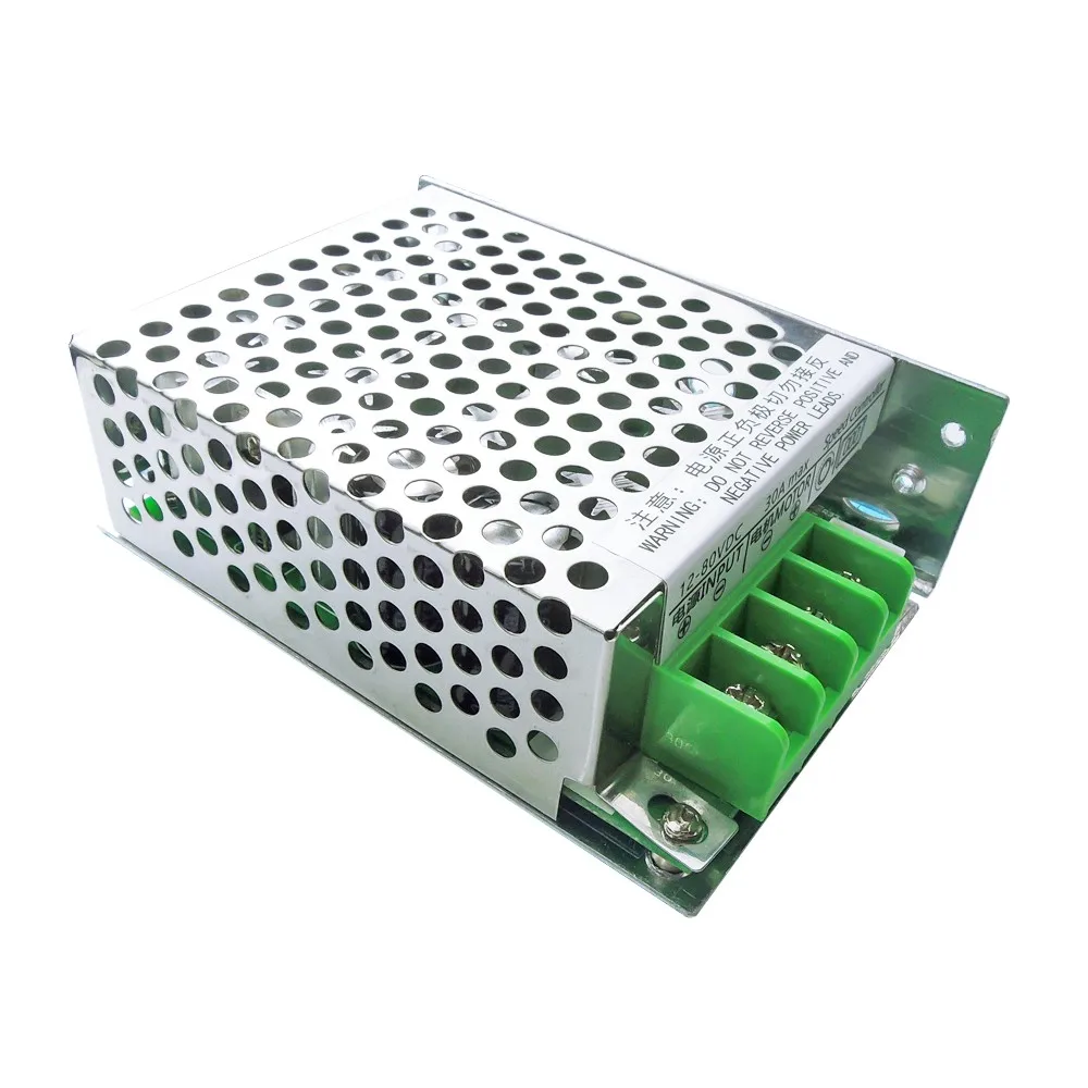 Новое поступление; ; высокое Мощность 12 V-80 V DC 30A светодиодный цифровой Дисплей ШИМ HHO RC контроллер скорости двигателя постоянного тока