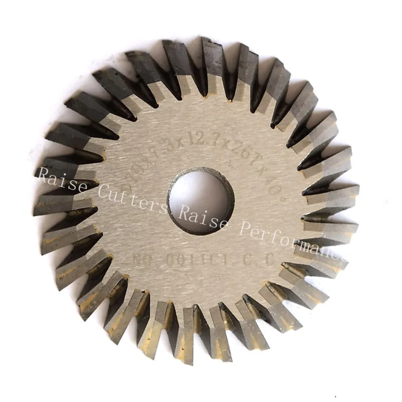 

0011CI C.C. welded carbide cutter 70mm insrted angle milling cutter for horizontal key cutting machines cutting key