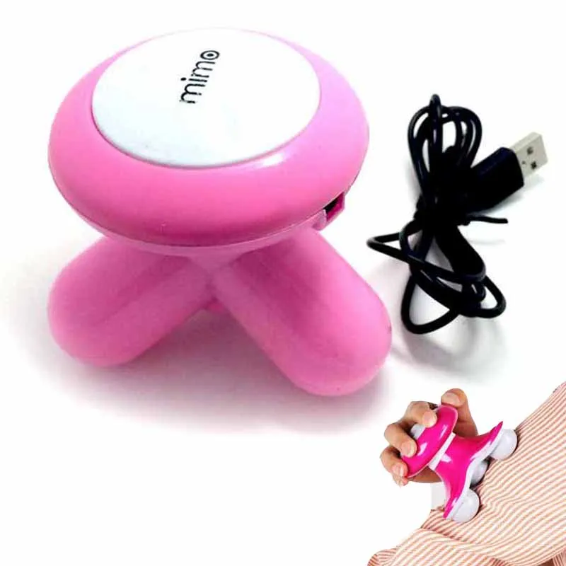 Бесплатная зарядка от USB мини устройство для массажа всего тела с электрической
