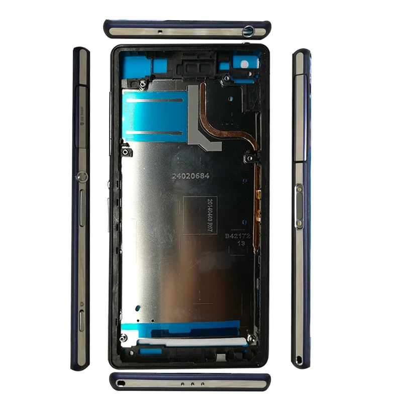 SZHAIYU для Sony Xperia Z2 D6502 D6503 с NFC Новая задняя дверь корпус Стекло замена крышка