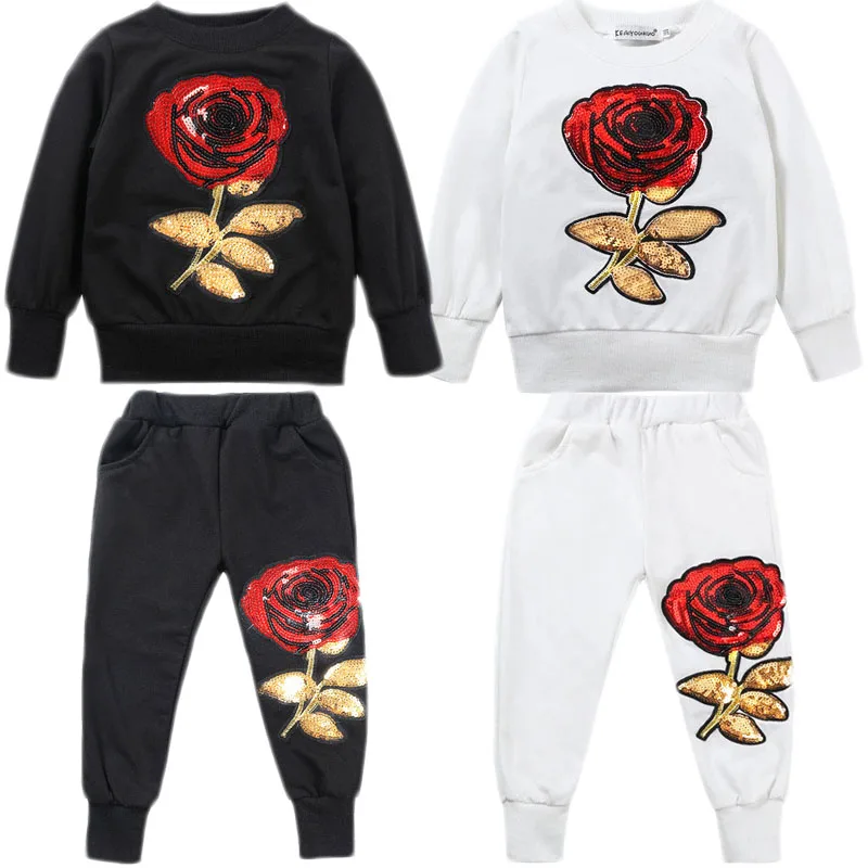 Детская одежда повседневная для девочек и мальчиков Спортивная Детский костюм с