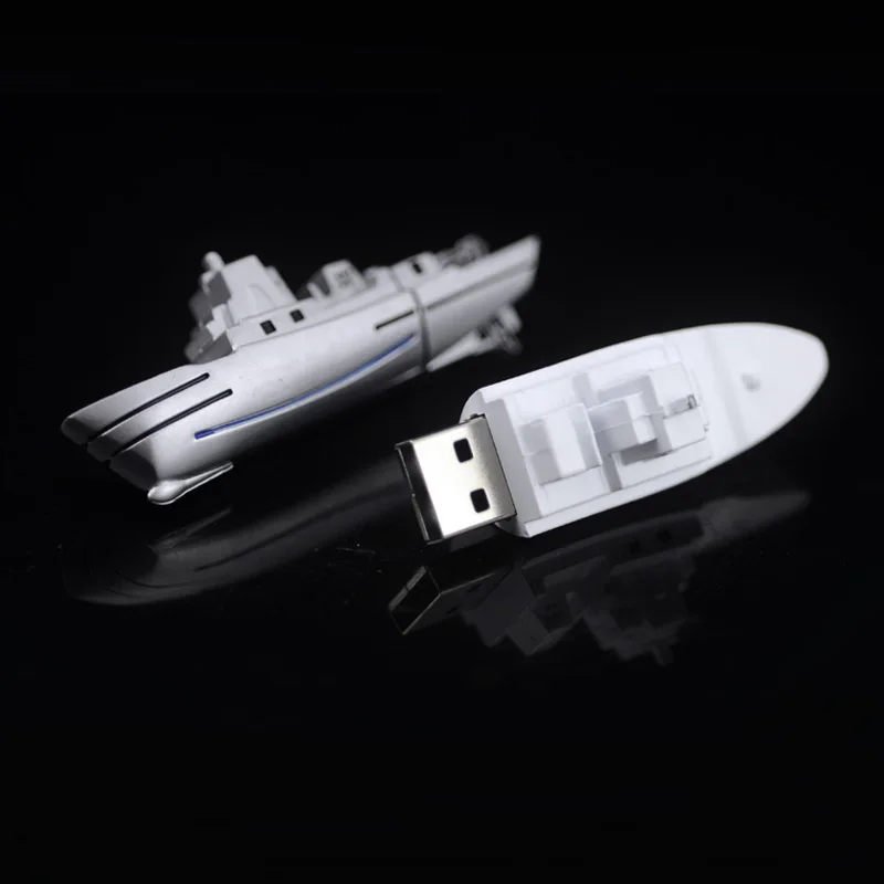 Металлический пароход USB флеш накопитель карта памяти Реальная емкость 2 ГБ 4 8 16 32