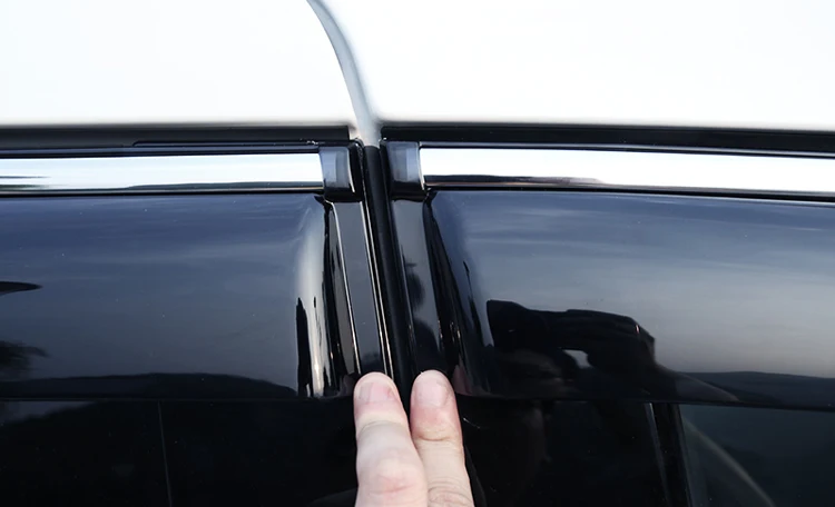 For Honda Elysion Second generation(RC1-RC2)- Plastic Exterior Visor Vent Shades Window Sun Rain Guard Deflector 4pcs