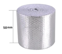 5cm5meters reflect a silver thermal tape intake wrap reflective heat barrier self adhesive engine heat protection resistant