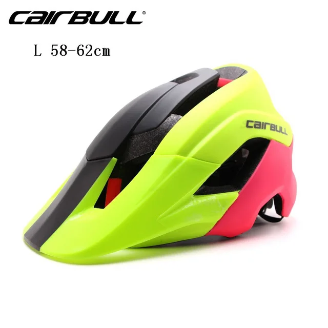 GREEN L CAIRBULL Классический 9 видов цветов Casco Ciclismo для мужчин и женщин MTB шлем для велосипедистов велосипед Горный шлем высокого качества PC+ EPS велосипедный шлем - Цвет: GREEN L