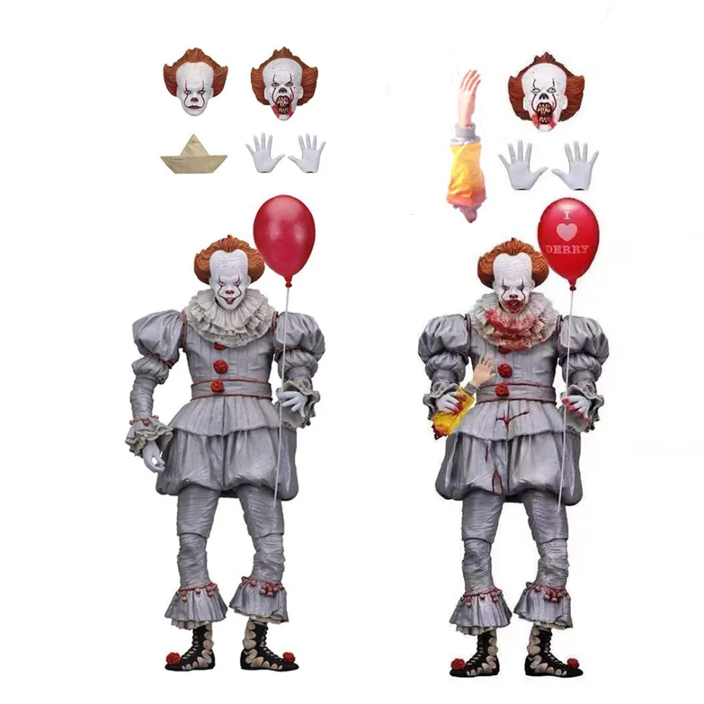 2 типа NECA Stephen King's It Pennywise Joker Клоун ужас экшн фигурка игрушка кукла Хэллоуин День