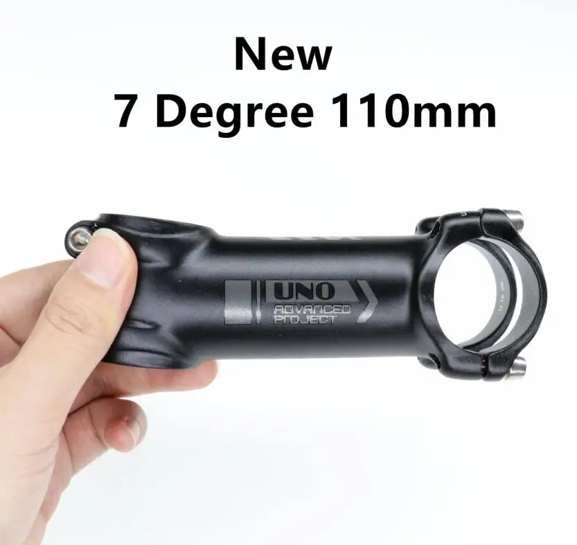 NEW 7 Degree 110mm Вынос руля велосипеда без логотипа бренд MTB Горный без UNO 7 AL7050 7 градусов 17 Сверхлегкий дорожный велосипед стебли 31,8 70 80 90 100 110 мм Kalloy - Цвет: NEW 7 Degree 110mm