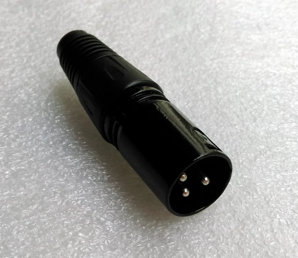 3Pin черный XLR разъем микрофонный штекер Адаптер | Обустройство дома
