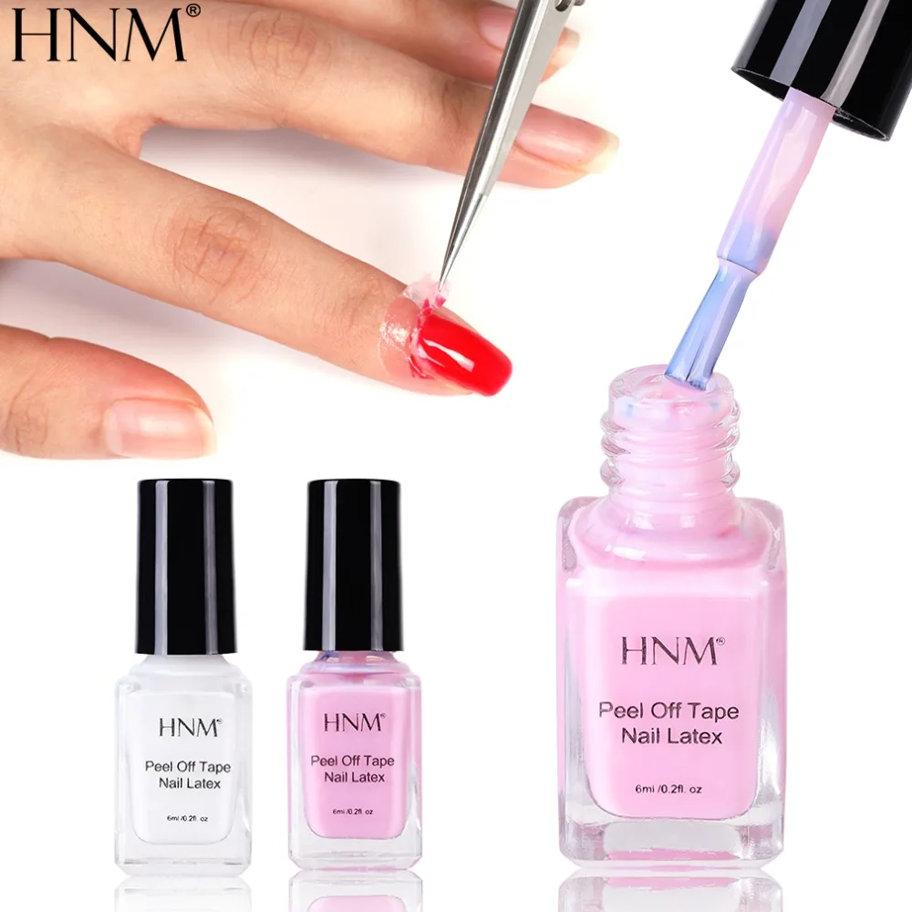 Жидкий светодиодный лак HNM для ухода за кожей ногтей 6 мл|protective nail polish|nail polishnail polish