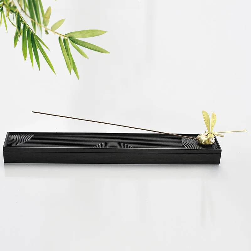Подставка для благовоний Zen в японском стиле курильница со стрекозой из