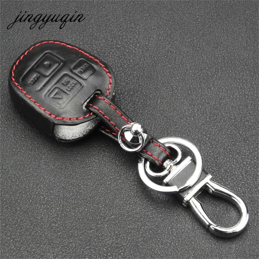 Чехол для автомобильных ключей jingyuqin кожаный чехол Toyota Tarago RAV4 Corolla Camry Celica Avalon Lexus