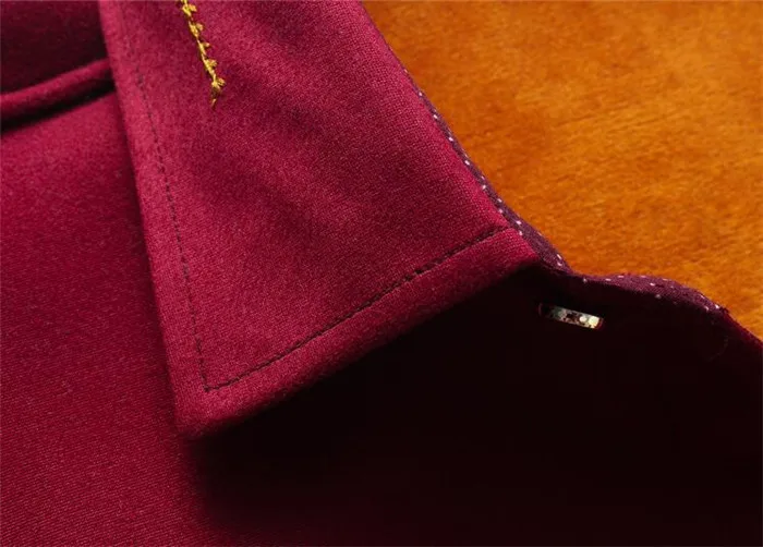 Демисезонный Мужская горошек Slim Fit с длинным рукавом толстые рубашки красный решетки платье цветочный мужской Повседневное плед Для мужчин рубашка флис