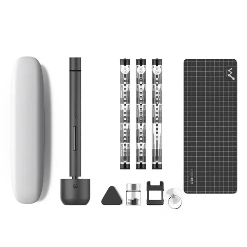 Новинка, электрическая отвертка Wowstick 1F Pro, перезаряжаемая, беспроводная, шуруповерт, светодиодный светильник, литиевая батарея