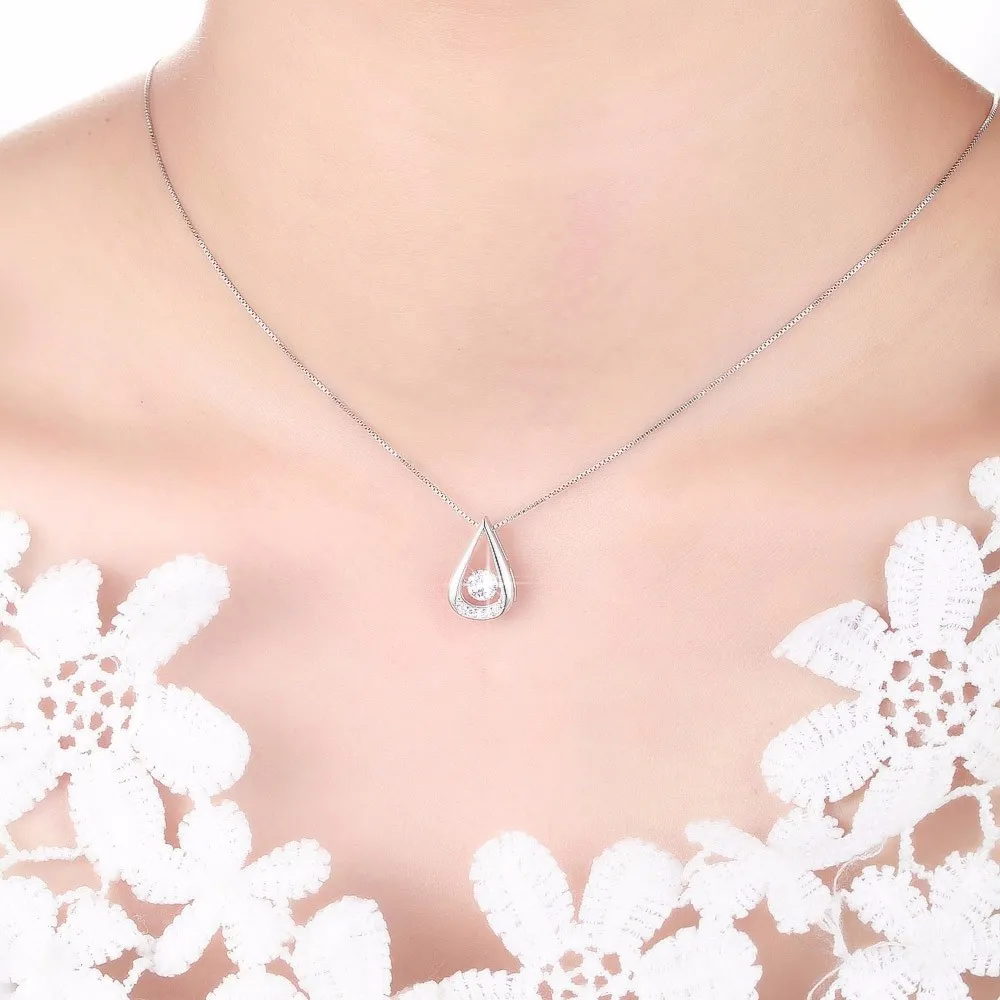 ORSA JEWELS, 925 пробы, серебряные подвески, ожерелья для шарма, женские свадебные& Обручальные Модные женские ювелирные изделия SN40