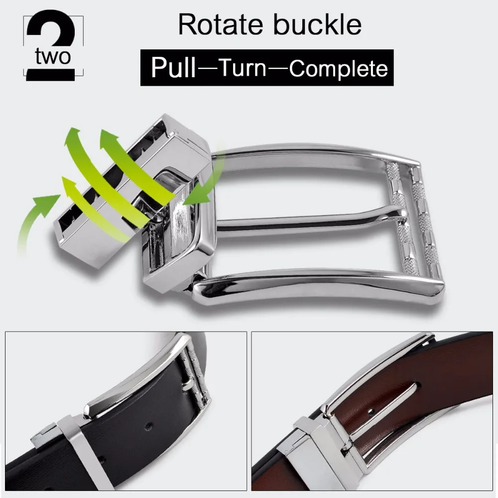 Лидирующий бренд мужской ремень из натуральной воловьей кожи автоматическая
