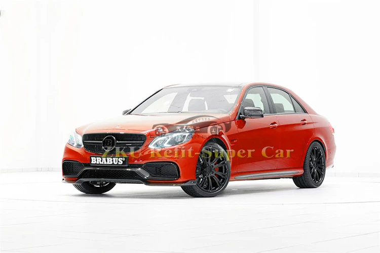 W212 B Стиль углеродного волокна передний выступ Спойлеры бампер для Benz EClass W212 подтяжку лица E200E300 с Amg посылка и E63