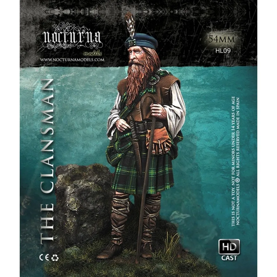 [Loong Way миниатюры] ночная модель CLANSMAN 54 мм полимерная миниатюра|miniature|miniature resinminiature