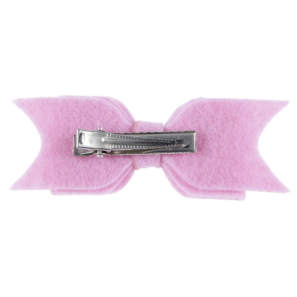 Детские Многослойные заколки для волос 24 цвета|bow hairpin|felt bowhair bows |