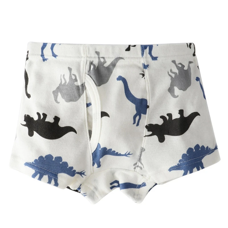 3 шт./упак. нижнее белье для мальчиков детские хлопковые трусики с принтом