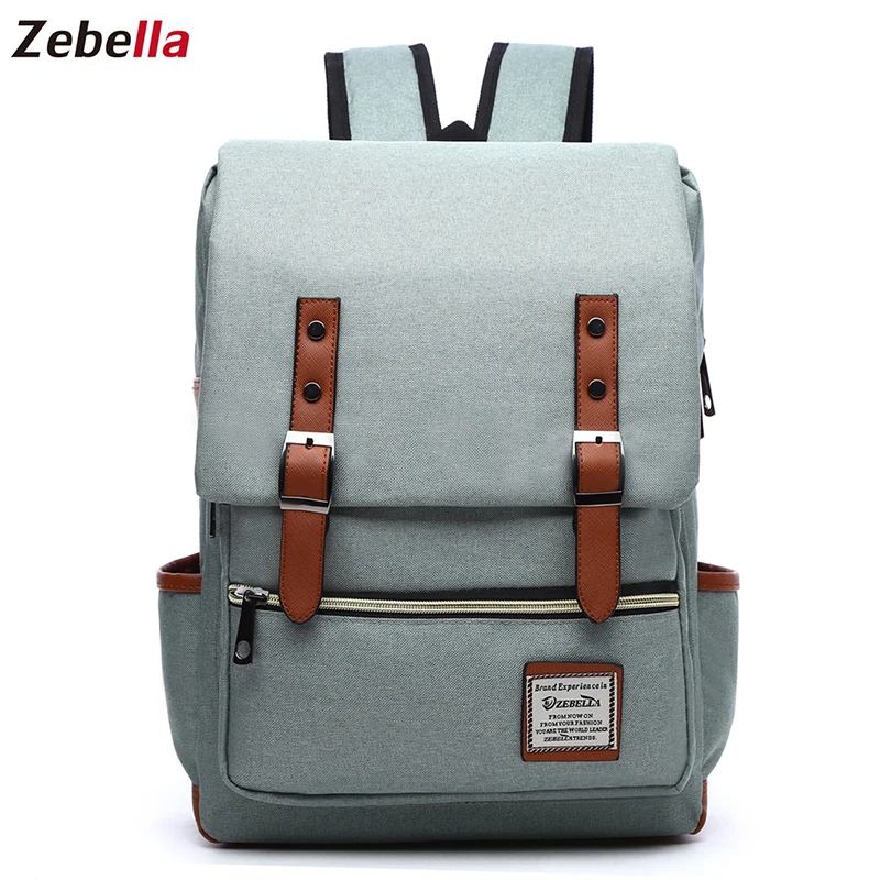 

Zebella Female Backpack Students Laptop Backpack School Backpacks For Girls Boys Rucksack Casual Teenagers Travel Men's Bag